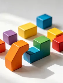 Wooden Building Blocks toy set